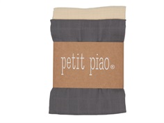Petit Piao swaddles grey/cream